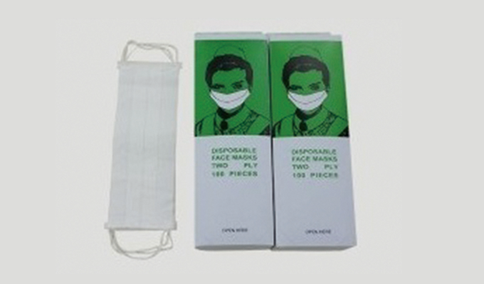 Double-layer paper mask (boxed)