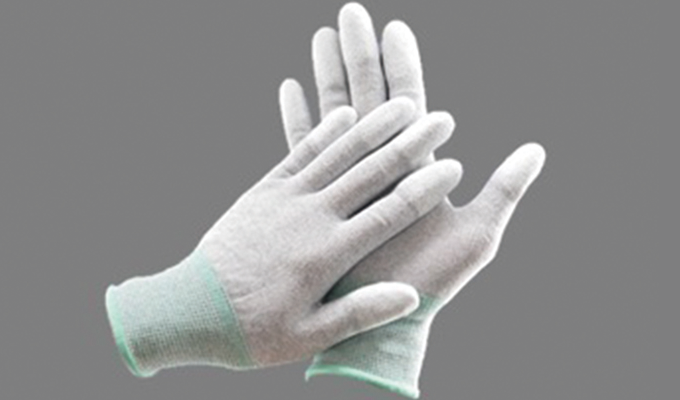 Nylon PU coated finger/palm coated gloves