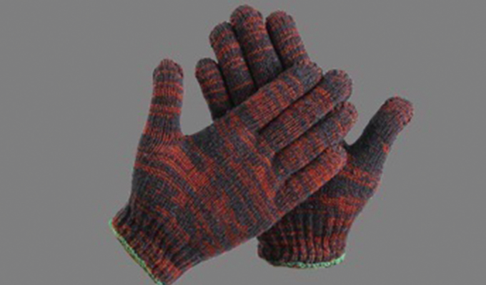 Thick wear-resistant cotton yarn labor gloves