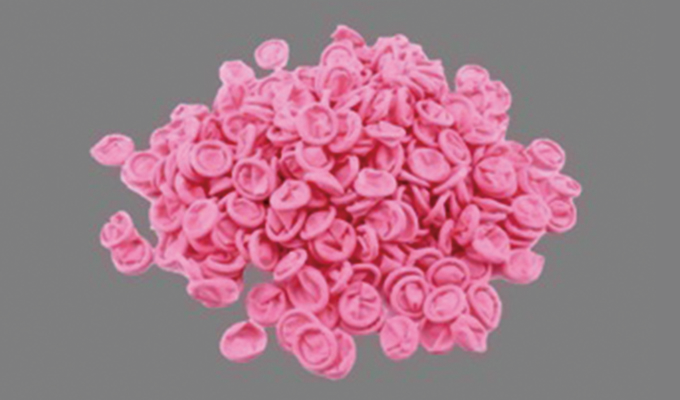Dust-free finger sleeve (pink)