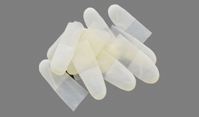Dust-free incision frosted finger sleeve